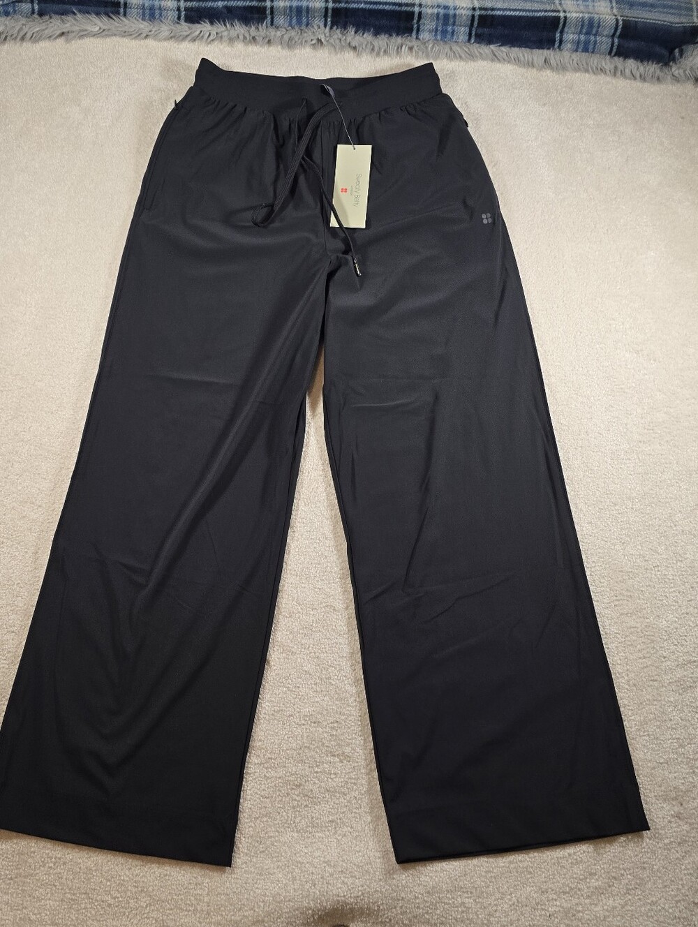 Sweaty Betty Black Wide-Leg Active Pants